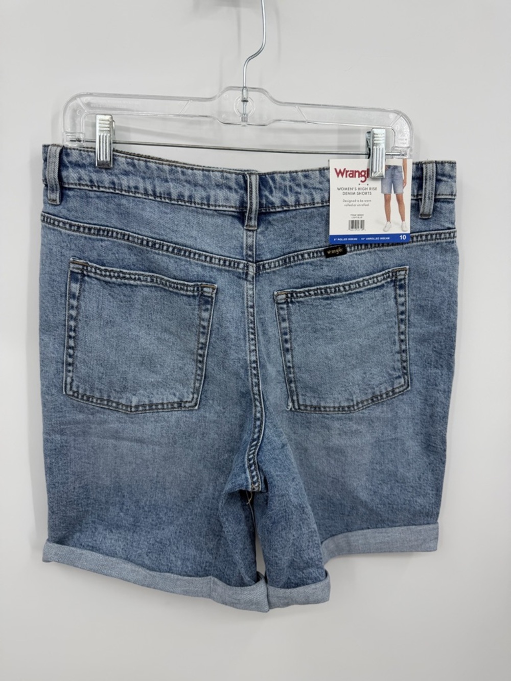 Wrangler Women's High Rise Denim Shorts sz 10‎